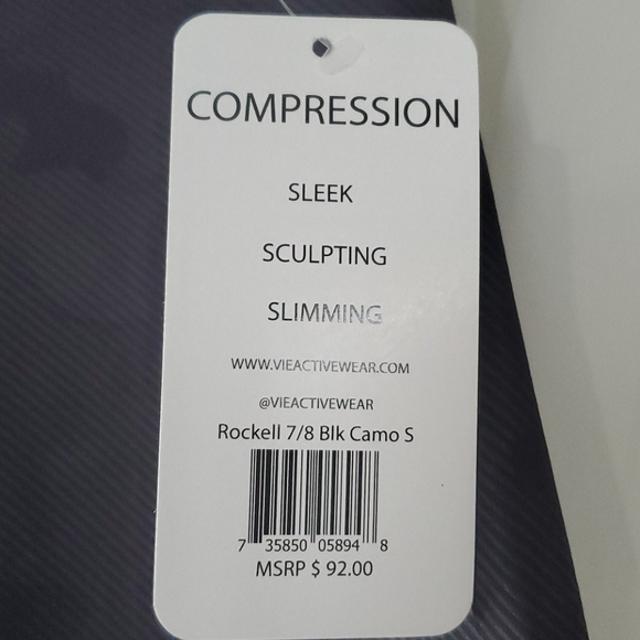 Vie Active Black Camo Leggings - Picture 5 of 5